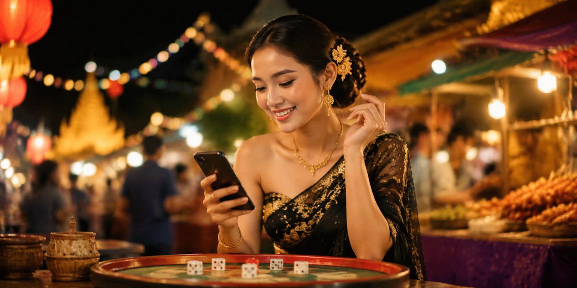 မြန်မာညမြို့ဈေး၌ ဖဲကစားသမားများ