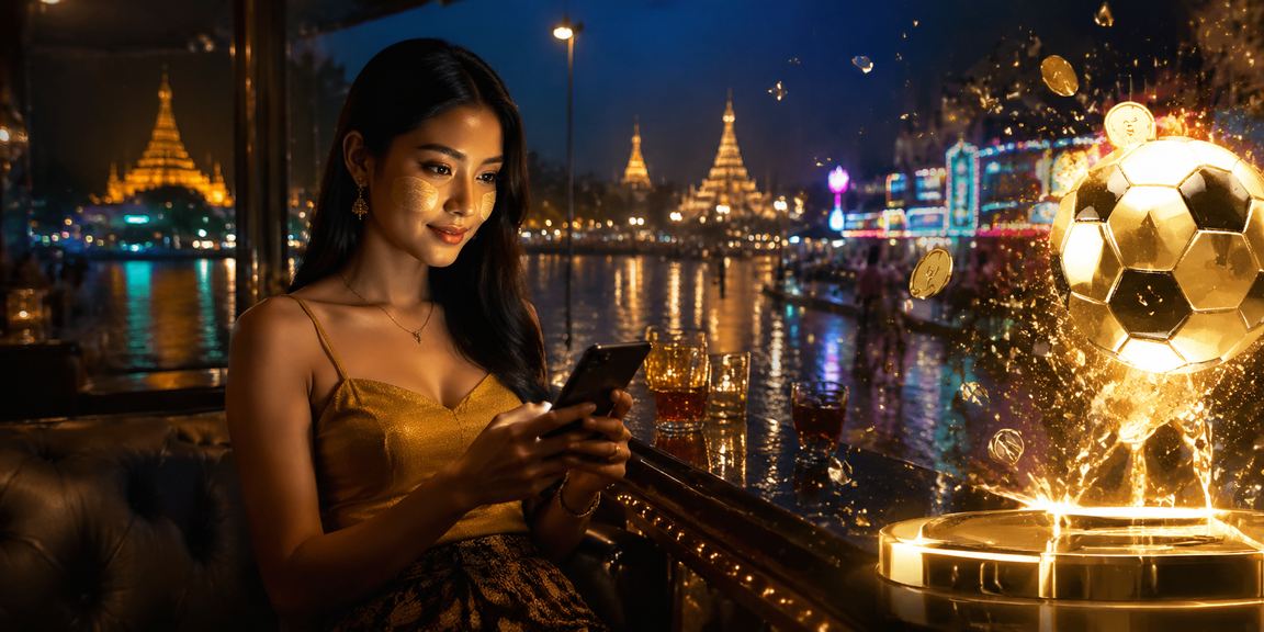 ရန်ကုန်မြစ်နားမှာ ဘောလုံးလောင်းကစားသမားများ